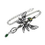 Alchemy Gothic P763  The Green Goddess Necklace Pendant