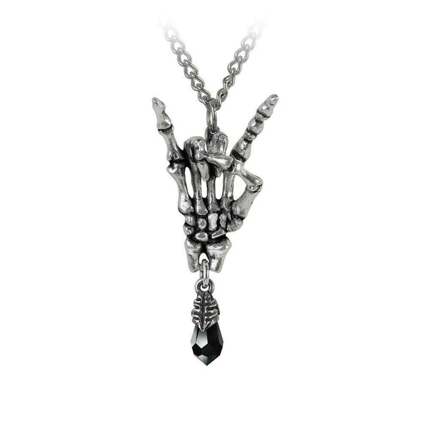 Alchemy Gothic P797  Maloik: Sign Of The Horns Maschio Necklace IN HAND