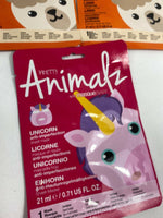 (3) Masque Bar Pretty Animalz Sheet Mask LLama Purifying & Unicorn Imperfection