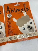 (3) Masque Bar Pretty Animalz Sheet Mask LLama Purifying & Unicorn Imperfection