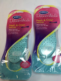 (2) New Dr. Scholl's DreamWalk Fresh & Cool Insole, 1 pr EachWomen's 6-10