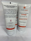 (3) Andre Lorent Sunless Tanning Lotion with Coconut Oil, Fragrance Free 6.7oz