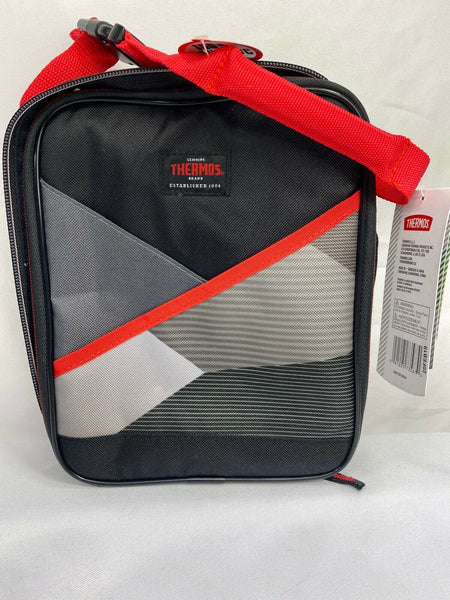 THERMOS BRAND INSULATED LUNCH KIT Box Bag Red Grey  Black Hot Cold Travel