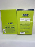 (2) Mrs. Meyer's Clean Day Aromatherapeutic Lemon Verbena Dryer Sheets 80ct Each