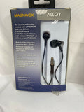 MAGNAVOX Black MHP4859-BK In-Ear Silicon Earbuds with Microphone