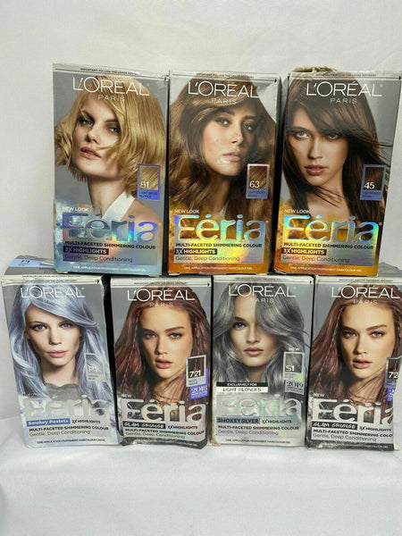 L'Oréal Feria Multi-Faceted Shimmering Permanent Hair CHOOSE YOUR COLOR