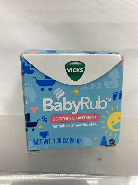 Vicks BabyRub  Soothing Rub for Baby 3 Months +, 1.76 oz (50g)