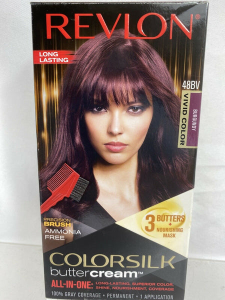 Revlon 48BV Burgundy Colorsilk Buttercream Permanent Hair Color