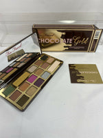 BNIB Too FacedChocolate Gold Metallic/Matte Eyeshadow Palette w/receipt