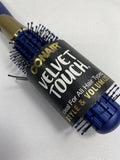 Conair Velvet Touch All Hair Types Round  Brush Blue Or Maroon