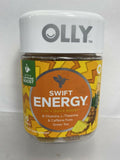 OLLY Swift Energy Gummy 10 Servings 30 Gummies Pineapple Punch B Vitamin 8/20+