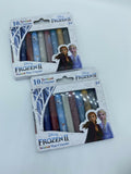 (2) Frozen II Scented Was Crayons 10-Pack Disney New Kids Toy Draw