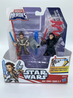 Playskool Star Wars Galactic Heroes Rey & Kylo Ren Disney Hasbro NIB Figure Toy