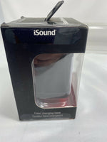iSound iGlowSound Cube Wired Speaker for Smartphones Portable BLACK