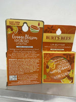 (2) Burt's Bees Orange Blossom & Pistachio 100% Natural Lip Butter Tin Balm