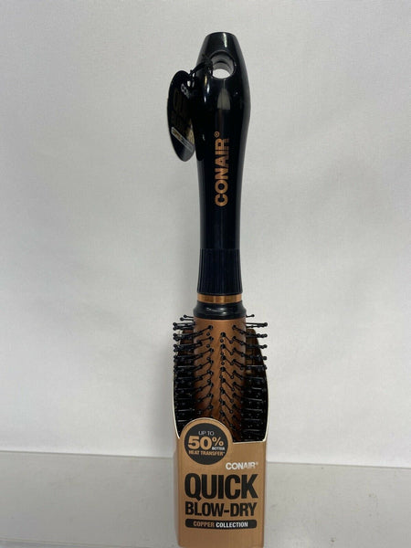 Conair Small Round Brush Quick Blow Dry Pro Hair Copper Collection 10in Vented