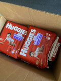 (8) Huggies Little Movers Plus Diapers Size 3 16-28lbs 25ea 198ct Disney Mickey