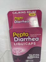 Pepto Bismol Diarrhea Liquicaps 12ct Relieves Diarrhea Calming 11/20