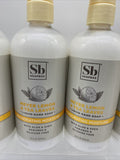 (4) SOAPBOX Meyer Lemon & Tea Leaves Liquid Soap Aloe Shea Moisture 16oz Pump