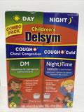 Delsym Children's Cough + Chest Congestion Day & Night Combo Pack 02/22