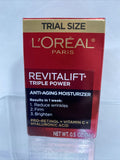 L’Oreal Revitalift Triple Power Anti-Aging Moisturizer Firm Reduce Wrinkle 0.5oz