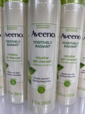 (5) Aveeno Positively Radiant Hydrating Micellar Gel Facial Cleanser 5.1oz