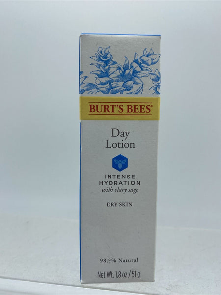 Burt's Bees Day Lotion Clary Sage Intense Hydration 1.8 oz COMBINE SHIP!