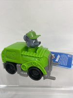 Rescue Racer Rocky Paw Patrol Recycle Truck Figure ~Does Not Come Out Version 2