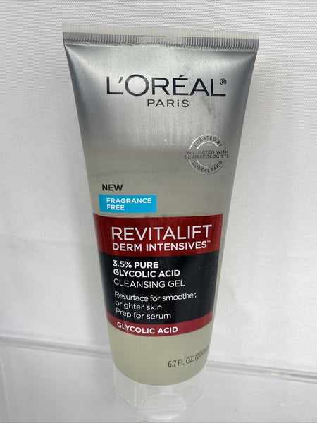 L'Oreal Revitalift Derm Intensives 3.5% Glycolic Acid Cleansing Gel 6.7oz