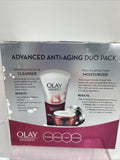 Olay Regenerist Advanced AntiAging Cleanser Scrub MicroSculpting Moisturizer Duo
