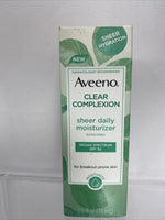 Aveeno Clear Complexion Sheer Daily Moisturizer SPF 30 2.5 oz 5/21