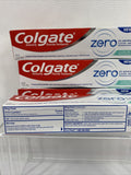 (4) Colgate Toothpaste Zero Natural Clear Gel Peppermint 4.6oz  10/21