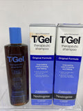 (3) Neutrogena T-Gel Therapeutic Shampoo Original 8.5oz Dandruff Itchy 11/20