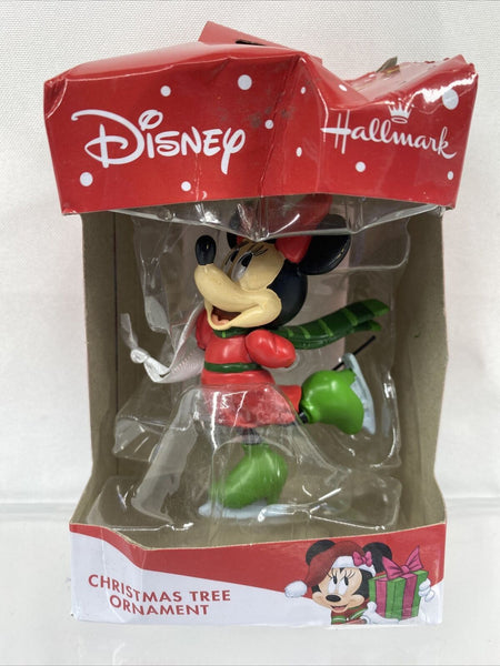 Hallmark Disney Minnie Mouse Ice Skating Christmas Tree Holiday Ornament 2019