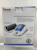 Beurer Talking Blood Pressure Monitor BM50 XL Display Arm Cuff #0676