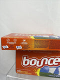 (2) Bounce Fabric Softener Dryer Sheets Outdoor Fresh 40ct COMBINE SHIPPING!
