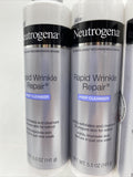 (2) Neutrogena Rapid Wrinkle Repair Prep Cleanser 5oz Face Exfoliate