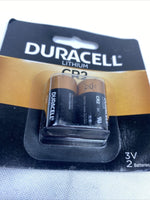 Duracell Photo 3-Volt Lithium CR2 Batteries, Pack Of 2 Batteries 2030