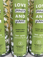 (4) Love Beauty & Planet MEDIUM HOLD Coconut Jasmine Hair Spray Air Power 6.8oz