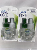 (2) Febreze One Scented Oil Plug In Refills BAMBOO Scent 4 Total