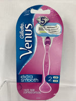 Gillette Venus Women's Embrace 5 Blade Razor and 2 Refills Extra Smooth Pink