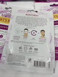 (6) Burt's Bees Renewing Biocellulose Gel Face Masks Reduce Fine Lines wrinkle