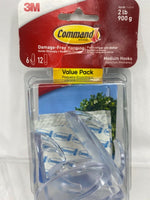 Command Hanging Strips Hook Clip YOU CHOOSE Buy More & Save + Combined Shipping