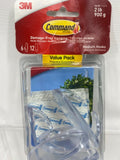 Command Hanging Strips Hook Clip YOU CHOOSE Buy More & Save + Combined Shipping