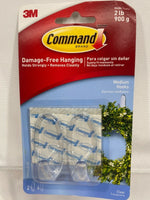 Command Hanging Strips Hook Clip YOU CHOOSE Buy More & Save + Combined Shipping