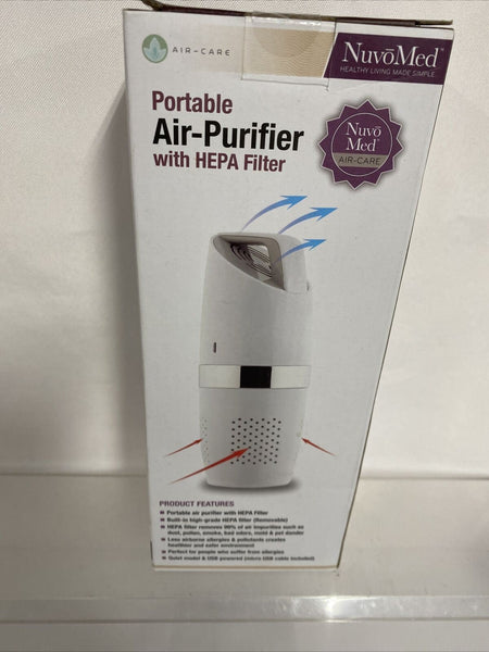 NuvoMed Air Purifier with HEPA Filter Portable Pet Dander Pollen Dust