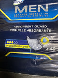 Tena Mens Incontinence Guards Moderate Absorbency Thin Diaper Pads 48ct