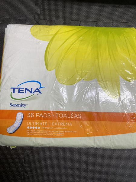 Tena Serenity Ultimate Absorbency Bladder Control Pads 35 Pads Incontinence