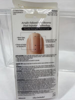 Kiss Salon Acrylic Nude French Glue On 28 Nails #64267 KAN02 MEDIUM Oval