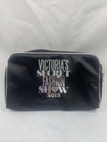 New Victoria’s Secret Fashion Show 2012 Clutch Makeup Bag Tote Black Silver